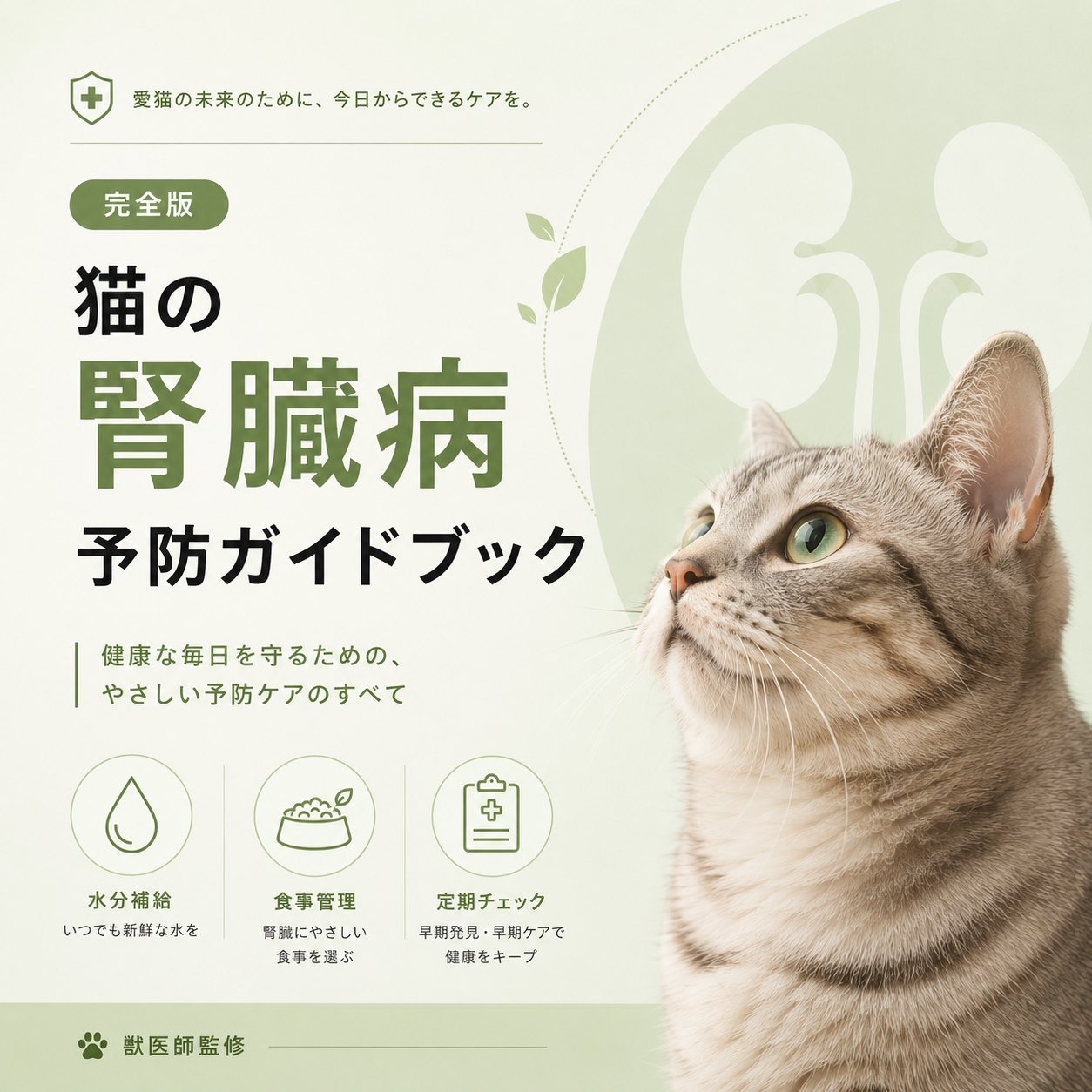 猫の腎臓病予防ガイドブック