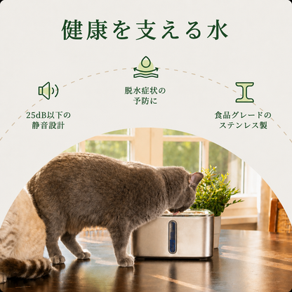 Nyamizu PRO - 猫用ウォーターファウンテン
