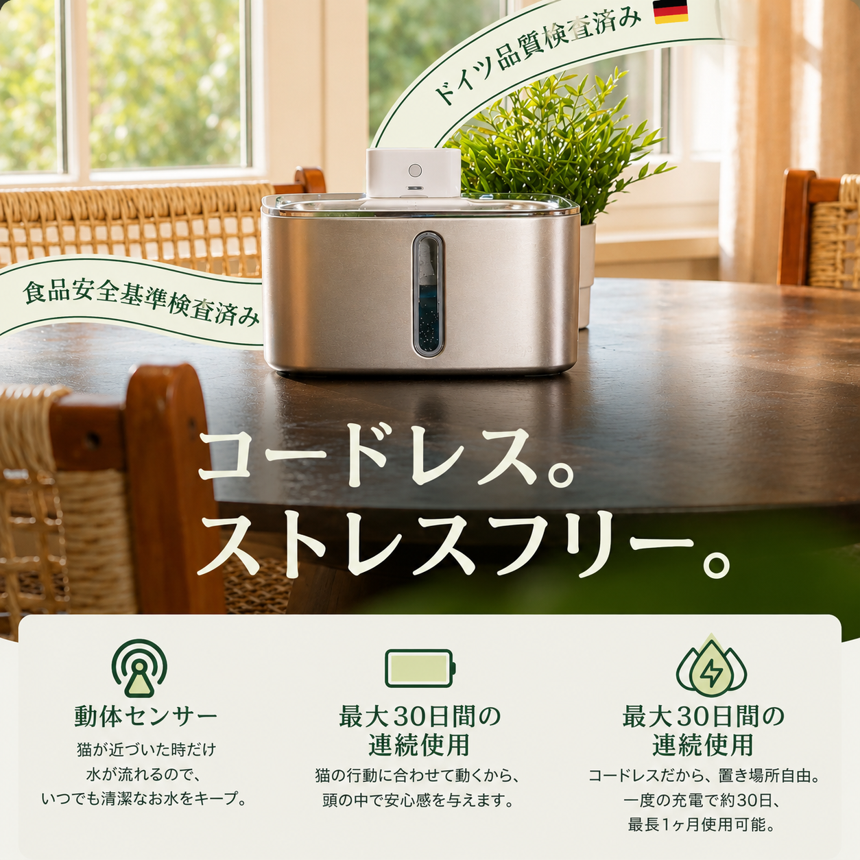 Nyamizu PRO - 猫用ウォーターファウンテン